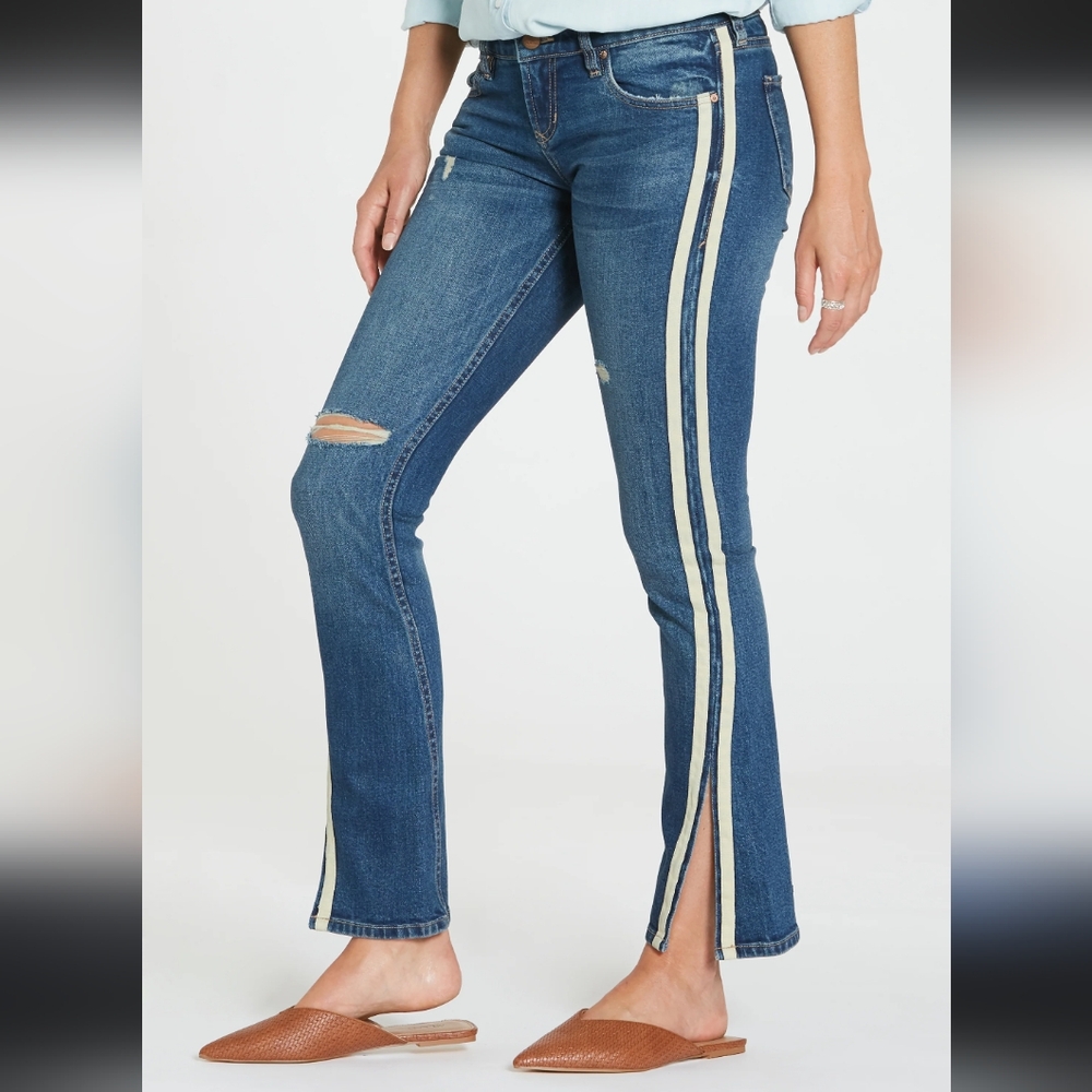 Dear John Liam Mid Rise Straight County Jeans
